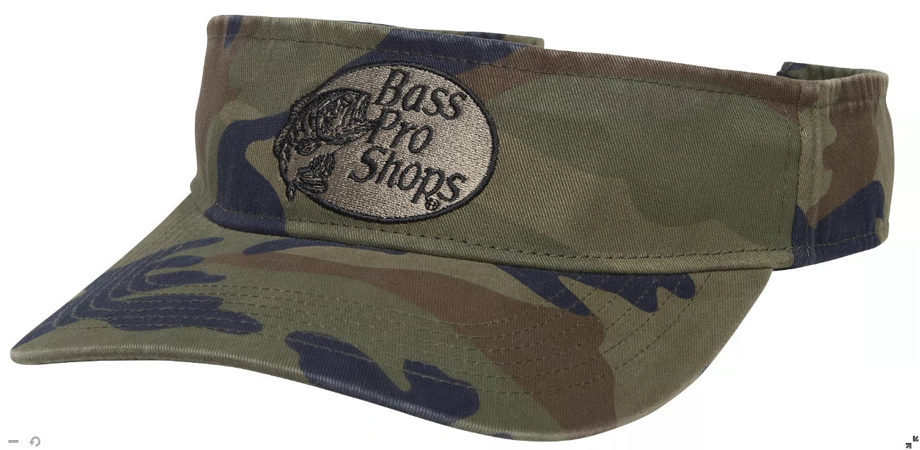 Visera BassProShop Camo