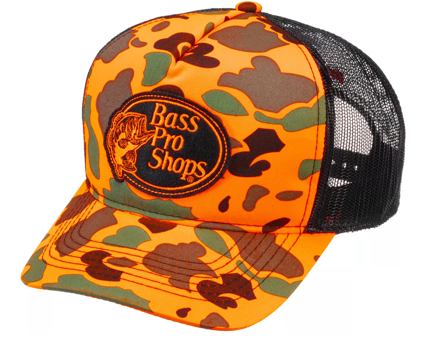 Gorra BassProShop Camo Naranja